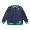 Dallas Mavericks Puffer Hardwood Navy Blue Classic Jacket