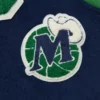 Dallas Mavericks Team Legacy Full-Snap Wool Varsity Jacket 3