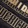 Dallas Mavericks Women’s Black Glam Satin Varsity Jacket 6