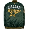 Dallas Stars Bomber Varsity Green Jacket 1