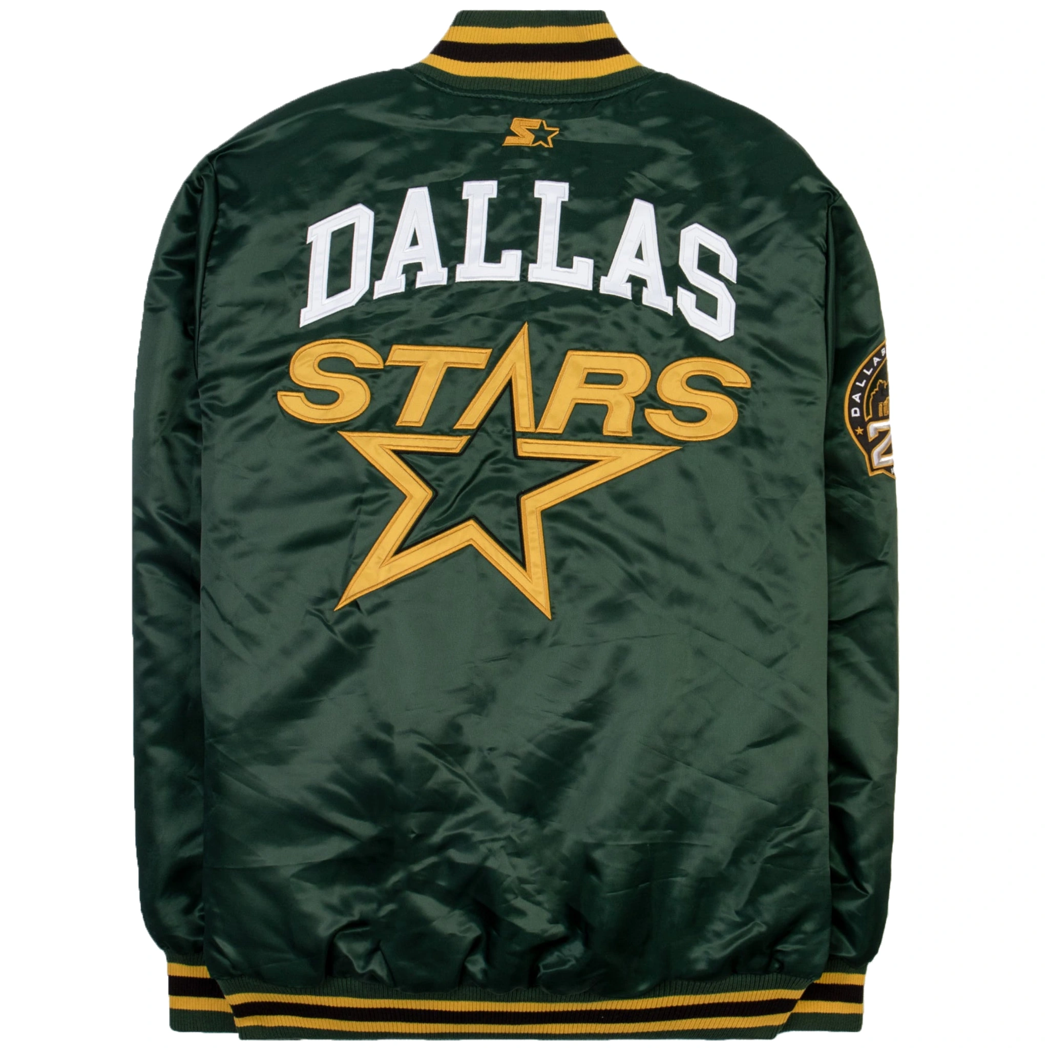 Dallas Stars Bomber Varsity Green Jacket 1