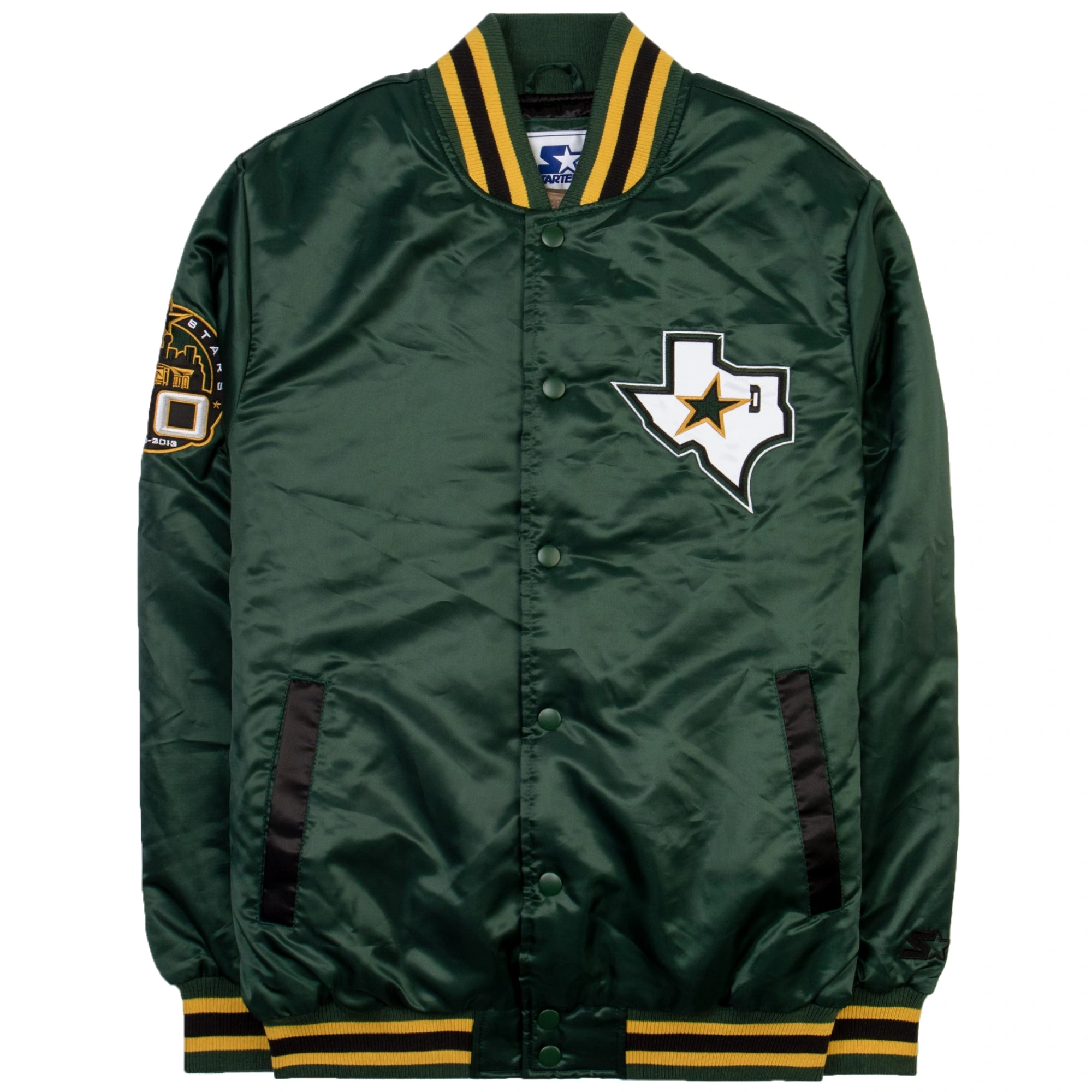 Dallas Stars Bomber Varsity Green Jacket