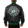 Dallas Stars Leather Varsity Jacket 1
