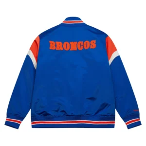 Denver Broncos Cooperstown Blue Varsity Jacket 1
