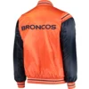 Denver Broncos Enforcer Varsity Orange Jacket 1