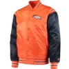 Denver Broncos Enforcer Varsity Orange Jacket