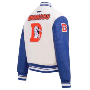 Denver Broncos Game Day Wool Varsity Jacket 1