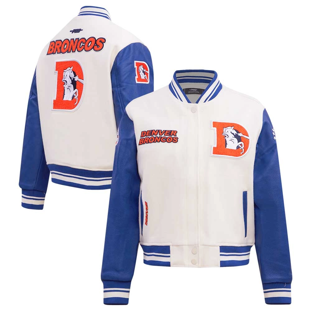 Denver Broncos Game Day Wool Varsity Jacket 3
