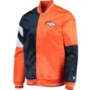 Denver Broncos Leader Classic Satin Varsity Jacket