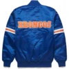 Denver Broncos Pick & Roll Satin Varsity Jacket 1