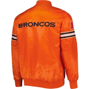 Denver Broncos Pick & Roll Varsity Orange Jacket 1