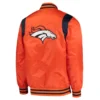 Denver Broncos Prime Time Orange Varsity Jacket 1