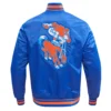 Denver Broncos Retro Classic Blue Varsity Jacket 1