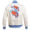 Denver Broncos Retro Classic White Varsity Jacket 1