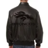 Denver Broncos Shirt Collar Bomber Varsity Jacket 1