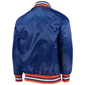 Denver Broncos The Captain Blue Varsity Jacket 1