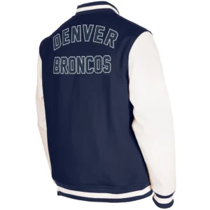 Denver Broncos Third Down Wool Varsity Jacket 1