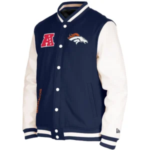 Denver Broncos Third Down Wool Varsity Jacket
