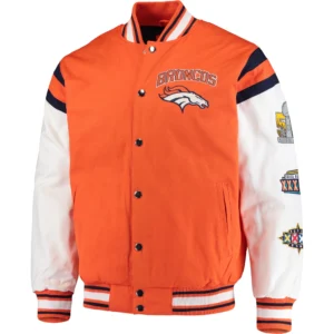 Denver Broncos Varsity Orange Jacket