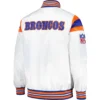 Denver Broncos Vintage Satin Varsity Jacket 1