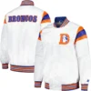 Denver Broncos Vintage Satin Varsity Jacket 2
