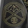 Denver Nuggets Black and Gold Wool and Leather Varsity Black Jacket 7