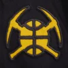 Denver Nuggets Chest Mile Black Wool Varsity Jacket 3