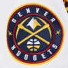 Denver Nuggets Script Tail Wool Navy Blue Varsity Jacket 7