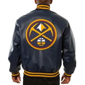 Denver Nuggets Varsity Navy Blue Jacket 1