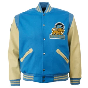 Detroit Lions Ebbets Wool Varsity Jacket