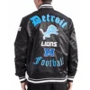 Detroit Lions Old English Black Jacket 1