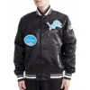 Detroit Lions Old English Black Jacket