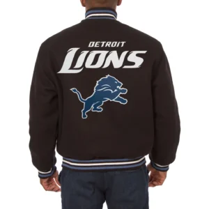 Detroit Lions One Color Black Jacket 1