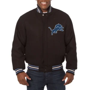 Detroit Lions One Color Black Jacket
