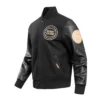Detroit Pistons Black & Gold Wool Varsity Black Jacket 1