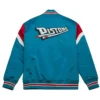 Detroit Pistons Cooperstown Heavyweight Varsity Satin Jacket 1