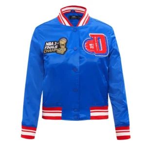 Detroit Pistons Mashup Royal Blue Varsity Jacket