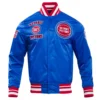 Detroit Pistons Retro Classic Royal Blue Varsity Jacket