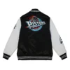 Detroit Pistons Team Origins Black Varsity Jacket 1