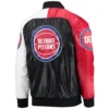 Detroit Pistons Tri-Color Remix Raglan Varsity Jacket 1