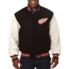 Detroit Red Wings Black Wool Jacket