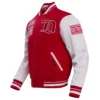 Detroit Red Wings Classic Red Wool Varsity Jacket2