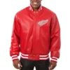 Detroit Red Wings Full Leather Jacket
