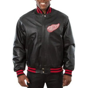 Detroit Red Wings Jacket Black