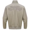 Detroit Red Wings Neutral Satin Varsity Jacket 1