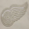 Detroit Red Wings Neutral Satin Varsity Jacket 5