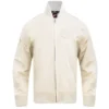 Detroit Red Wings Neutral Twill Cream Satin Varsity Jacket