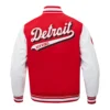 Detroit Red Wings Red Wool Varsity Jacket 1