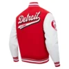 Detroit Red Wings Red Wool Varsity Jacket 3