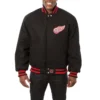 Detroit Red Wings Varsity Black Jacket